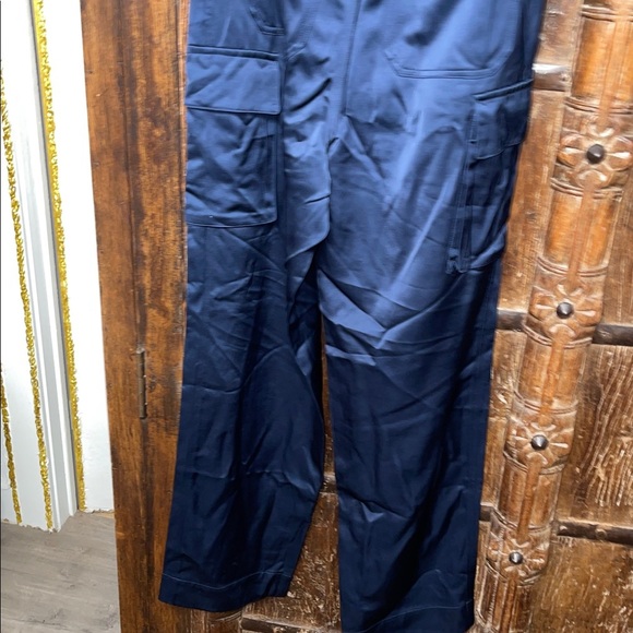 Scotch & Soda FAYE High Rise Relaxed Tapered Pants Navy Blue NWT | XS/30 - Picture 9 of 9